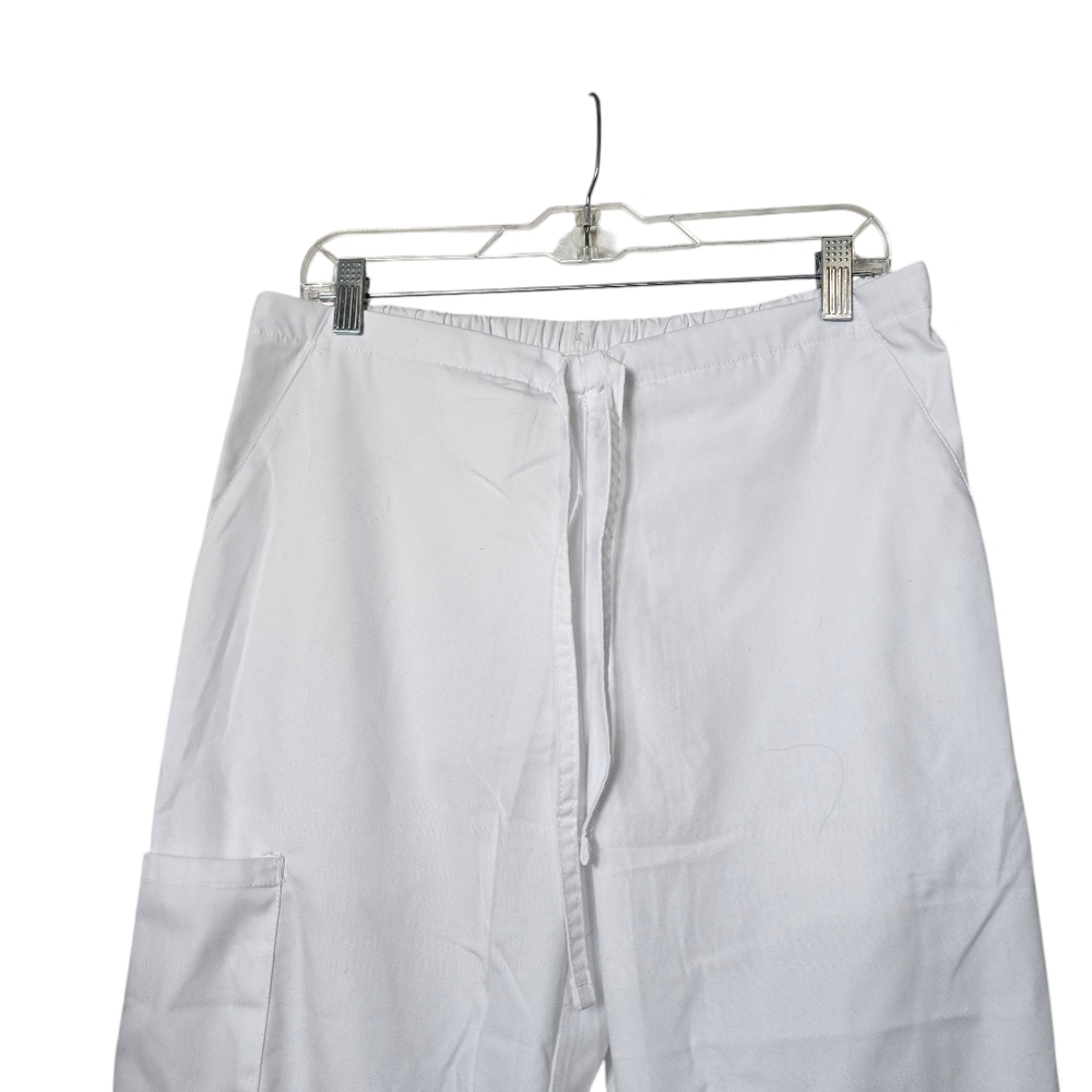 Allheart Basics White Scrub Pants M - Picture 2 of 10